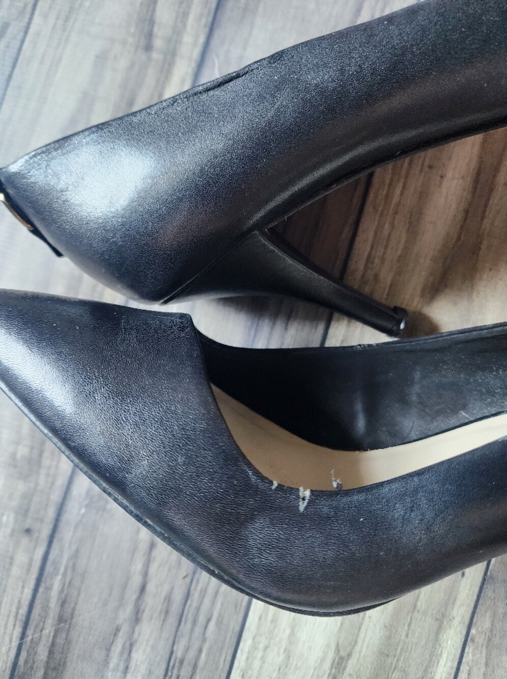 ALDO Black Pointed Toe Pumps - Classic Women's Dress Heels Size 8.5 - Picture 6 of 10